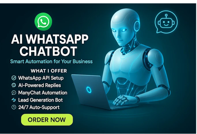 I will build WhatsApp Chatbot API AI Chatbot Automation n8n Chatbot Automation Fix n8n