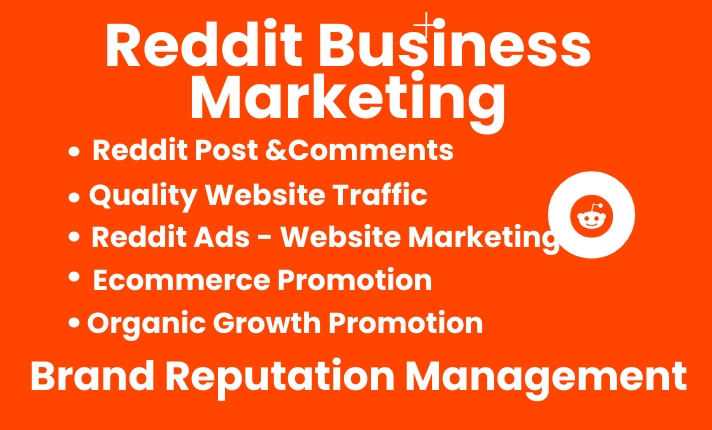 I will do Reddit Post Management for Your Ecommerce, Business Website, SaaS, Crypto, SEO