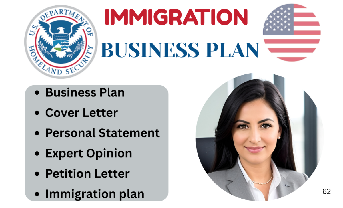 I will create complete EB2 NIW business plan, petition letter and expert opinion