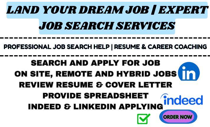 I will be your reverse recruiter, apply jobs application on your behalf and land jobs