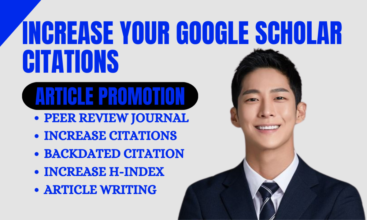 I will increase your biomedical engineering research Google Scholar citation reviewed