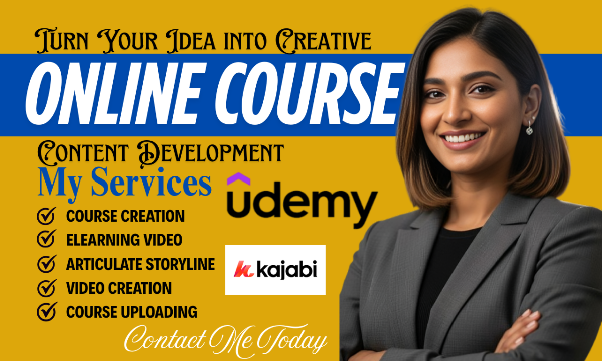 I Will Dev LMS Online Course Content, Digital Learning, Udemy Course, Edu Video Course