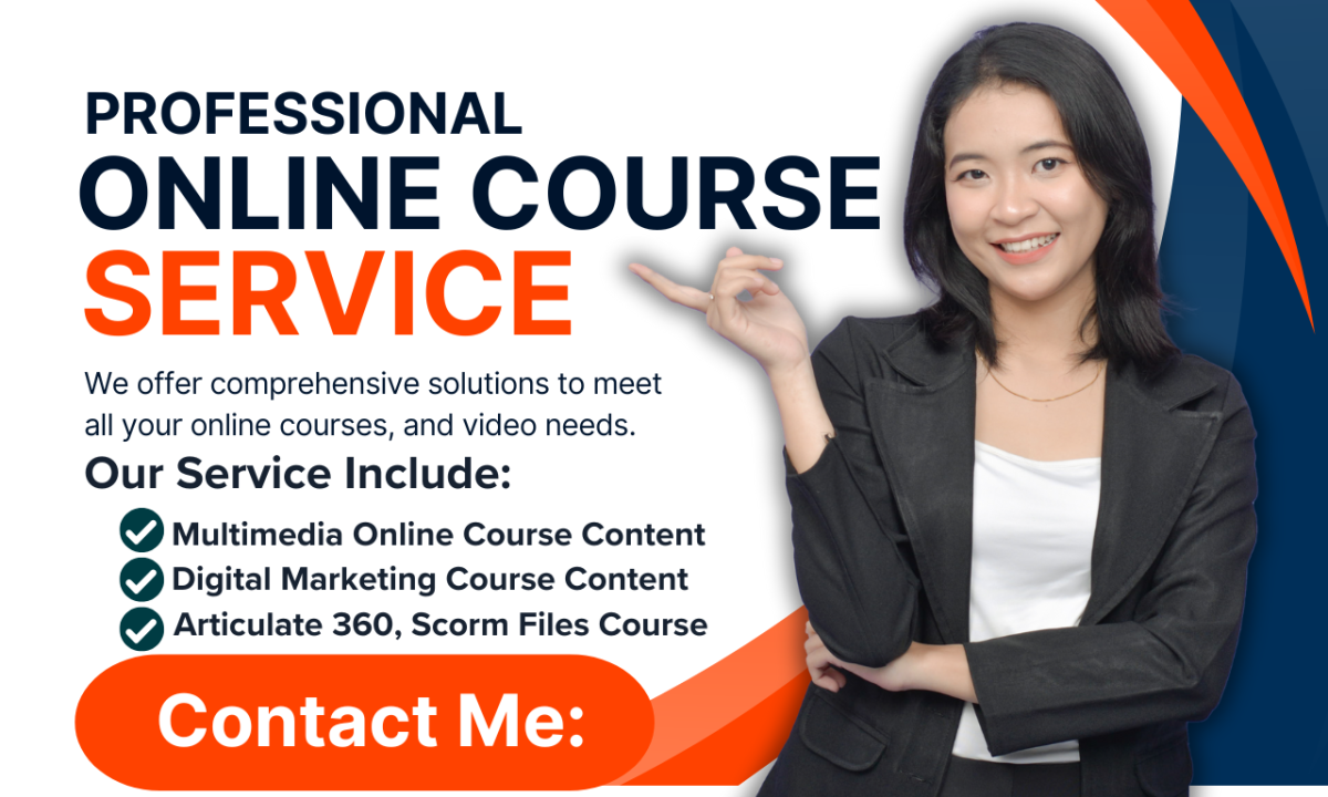 I will do Articulate 360 SCORM Online Course Content, Rebrand LMS, and Gamified Course Design