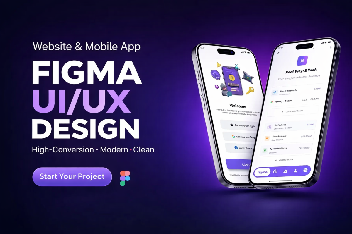 Do Figma Website Design, Website UI/UX Design, UI/UX Design