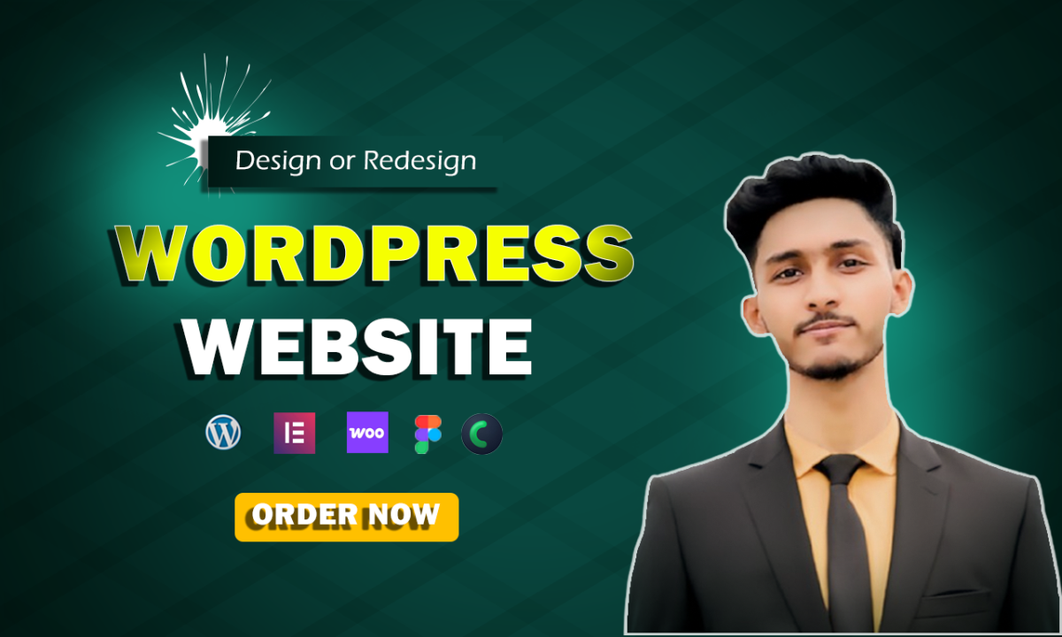Design and Redesign Elementor Landing Page & Build a WordPress Website