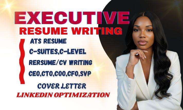 I Will a Professional Executive Resume and Cover Letter