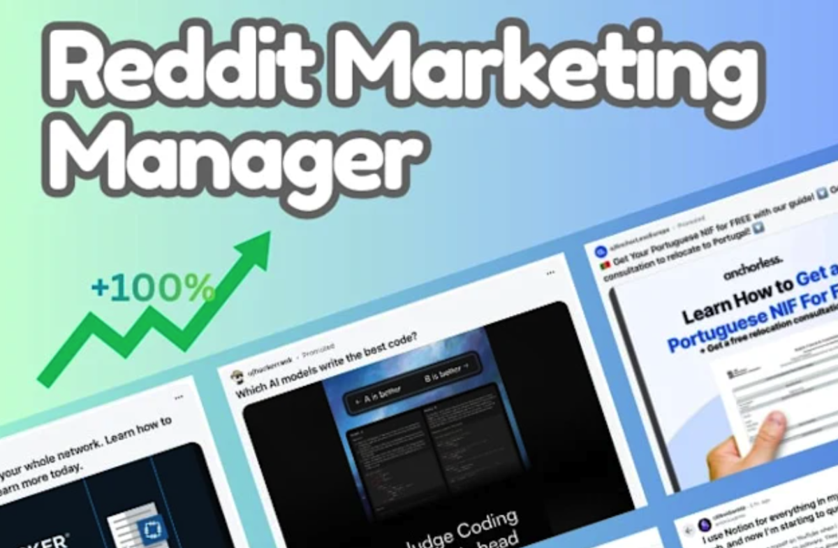I will be your professional reddit marketing manager