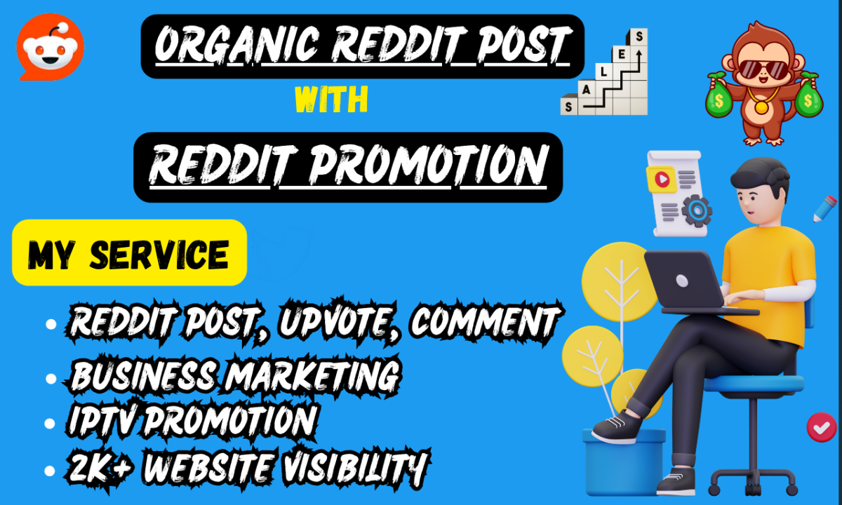 I will do organic reddit post for ecommerce business fitness mobile game app and saas