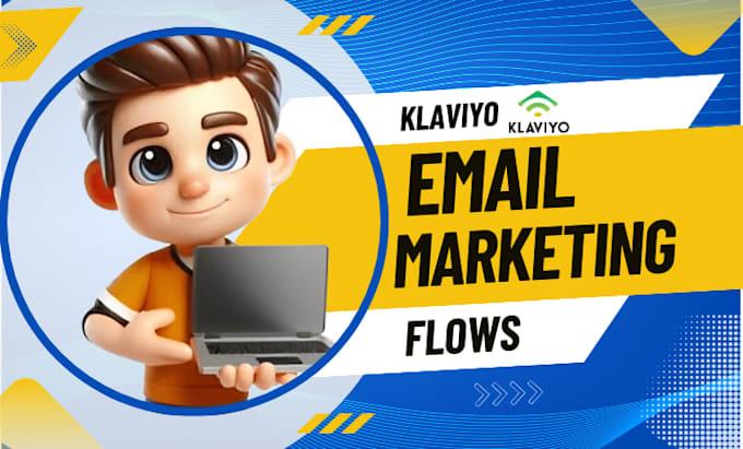I will set up Klaviyo eCommerce Email Marketing Flows