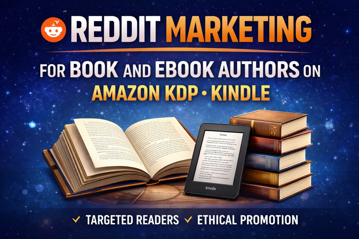 I Will Do Book, Ebook Promotion Amazon, Kindle, Goodreads via Reddit SEO to Boost Traffic