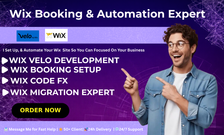 Fix Wix Velo Booking, AI Automation, and Website Migration Service