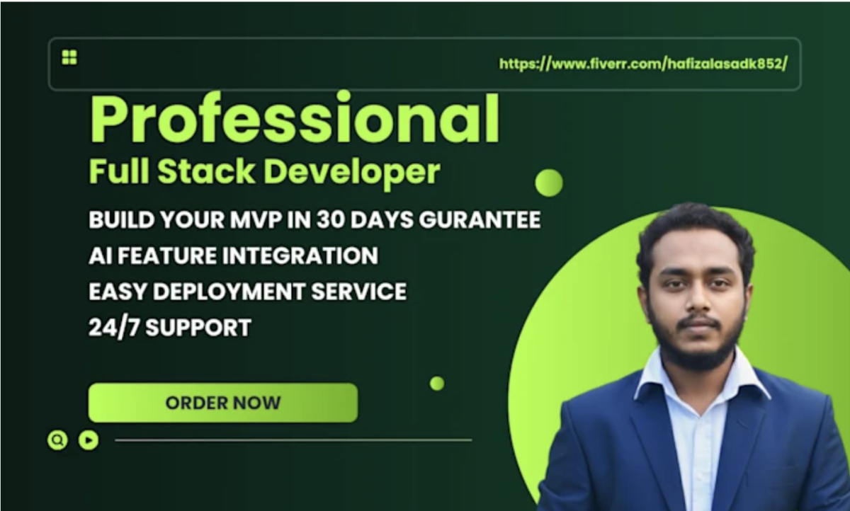 I will build your app, MVP or SaaS product from scratch