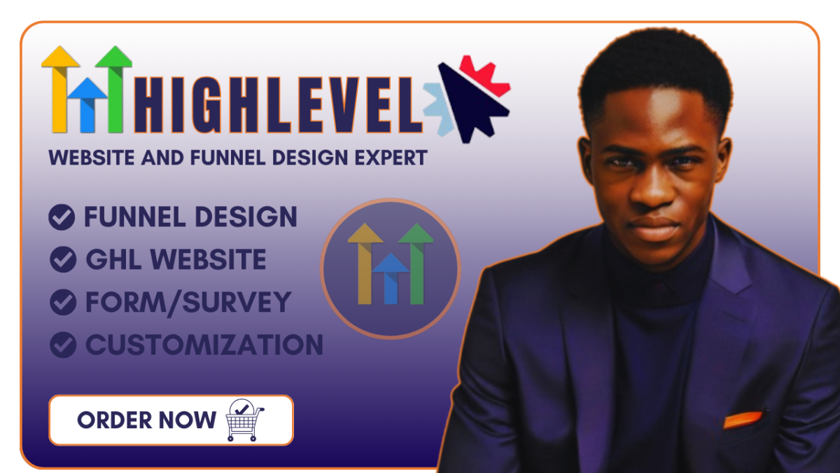 I will build GoHighLevel Website, Sales Funnel, and Landing Page