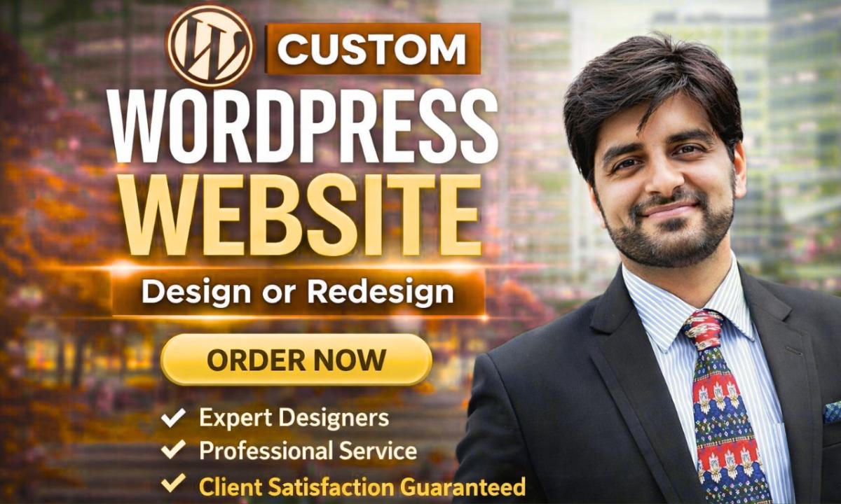 I will do WordPress website development, design or redesign WordPress blog website