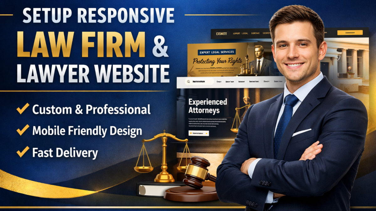 I Will Build Responsive Law Firm, Lawyer Website, Attorney, and Legal Business Website