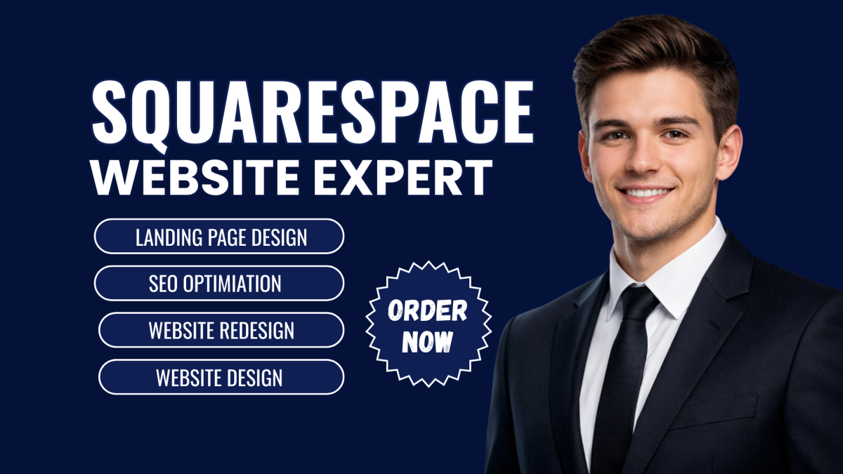 Build Squarespace Website | Edit Squarespace Website Design | Redesign Squarespace