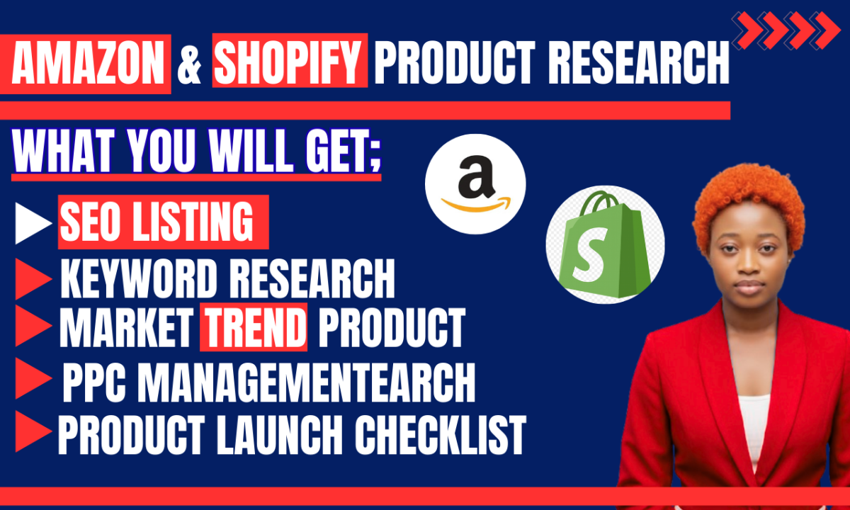 I will run a profitable Amazon or Shopify product research using Helium10