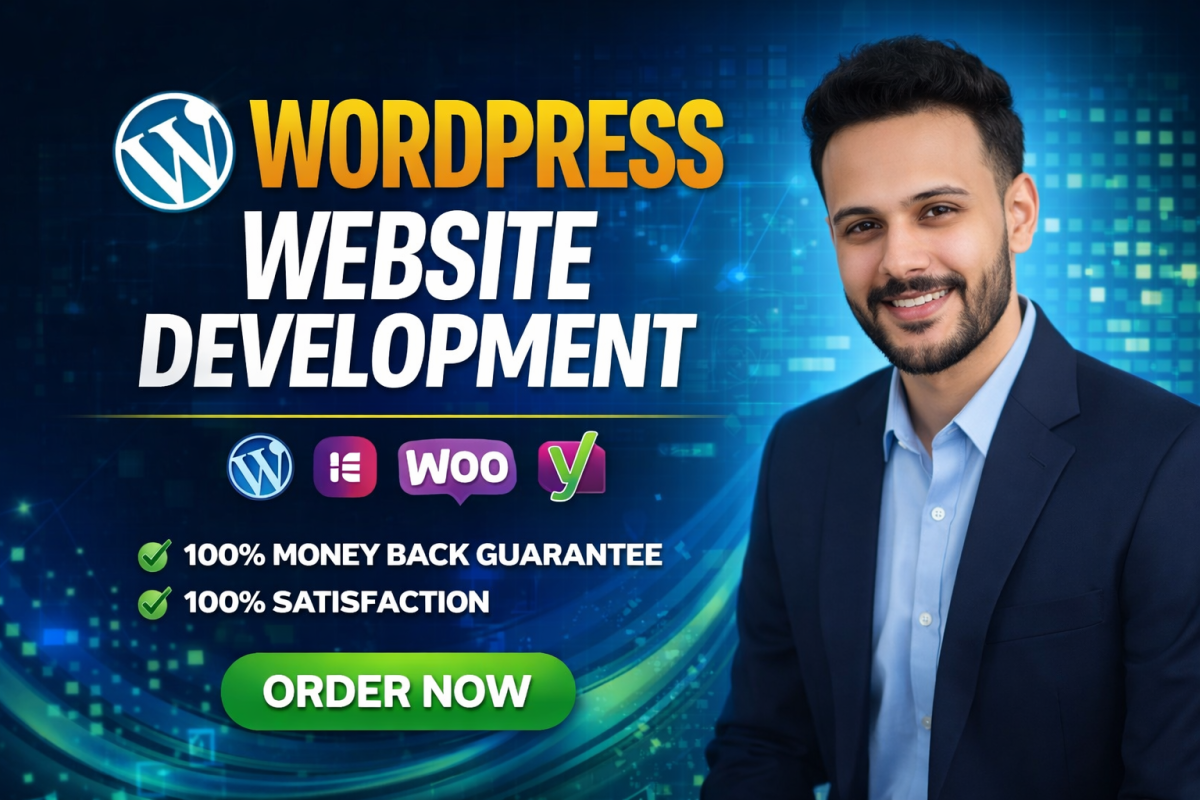 I Will Build, Design, Redesign, and Custom Website Development as a WordPress Developer