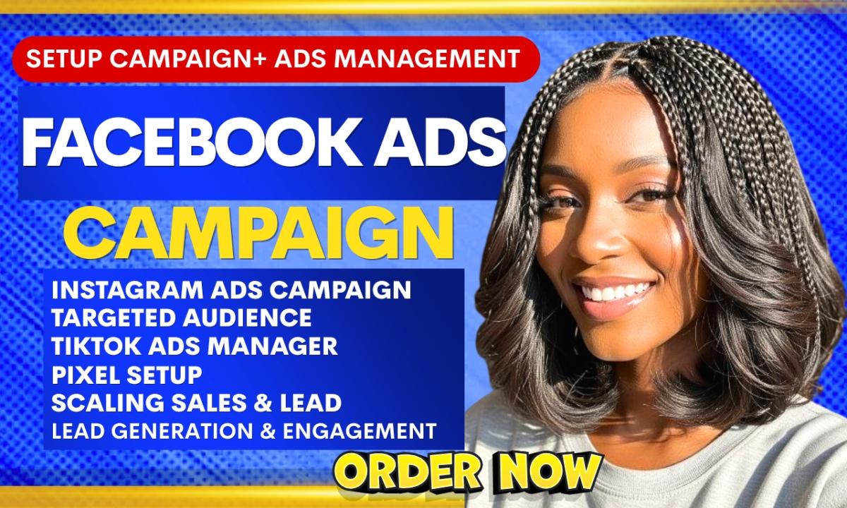 Run Facebook Meta Ads Campaign | Instagram Ads | TikTok Ads | Shopify Marketing & Sales