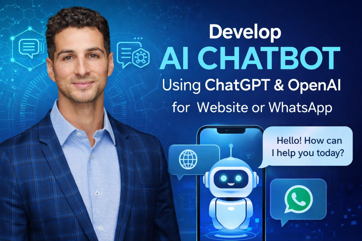 I will AI Chatbot Development for Website or WhatsApp