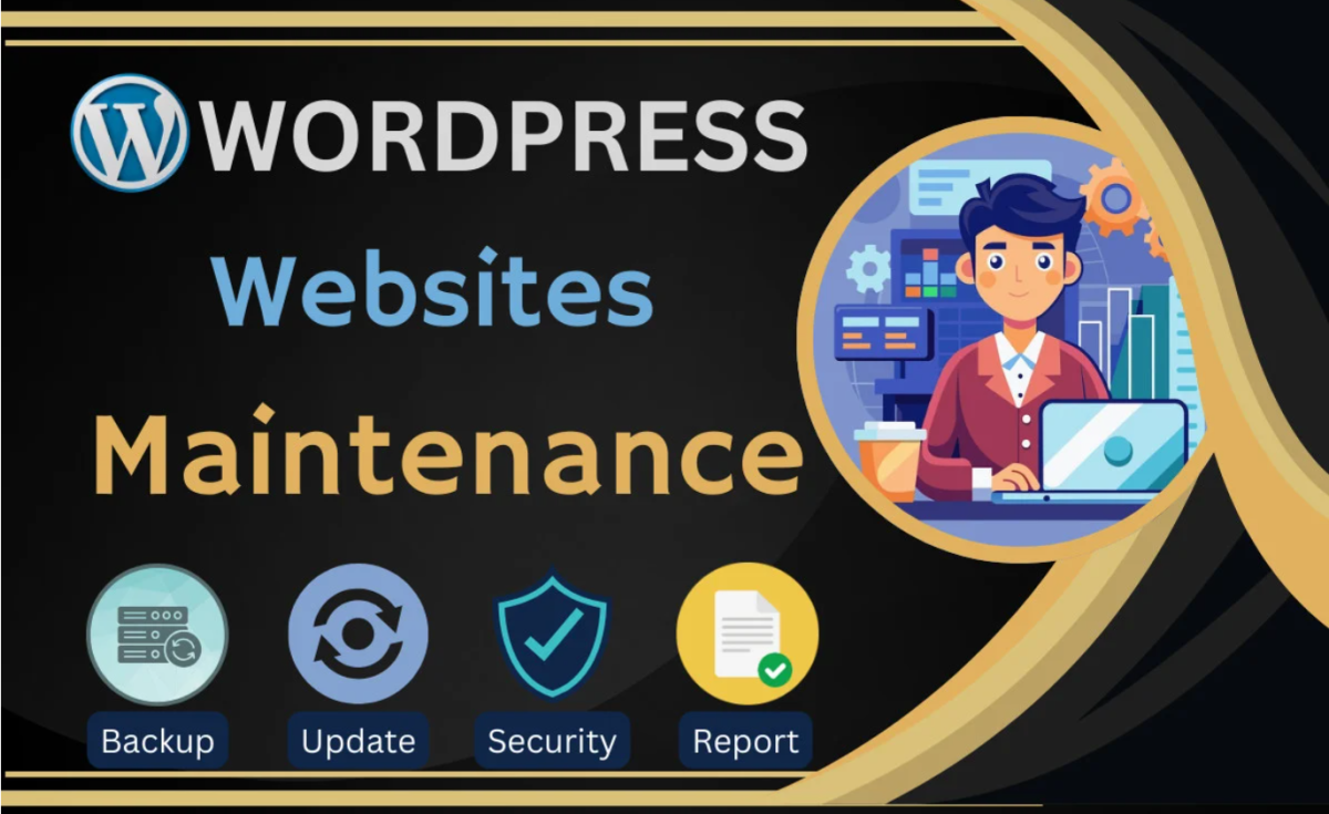 I will do WordPress website maintenance for WordPress support and send reports