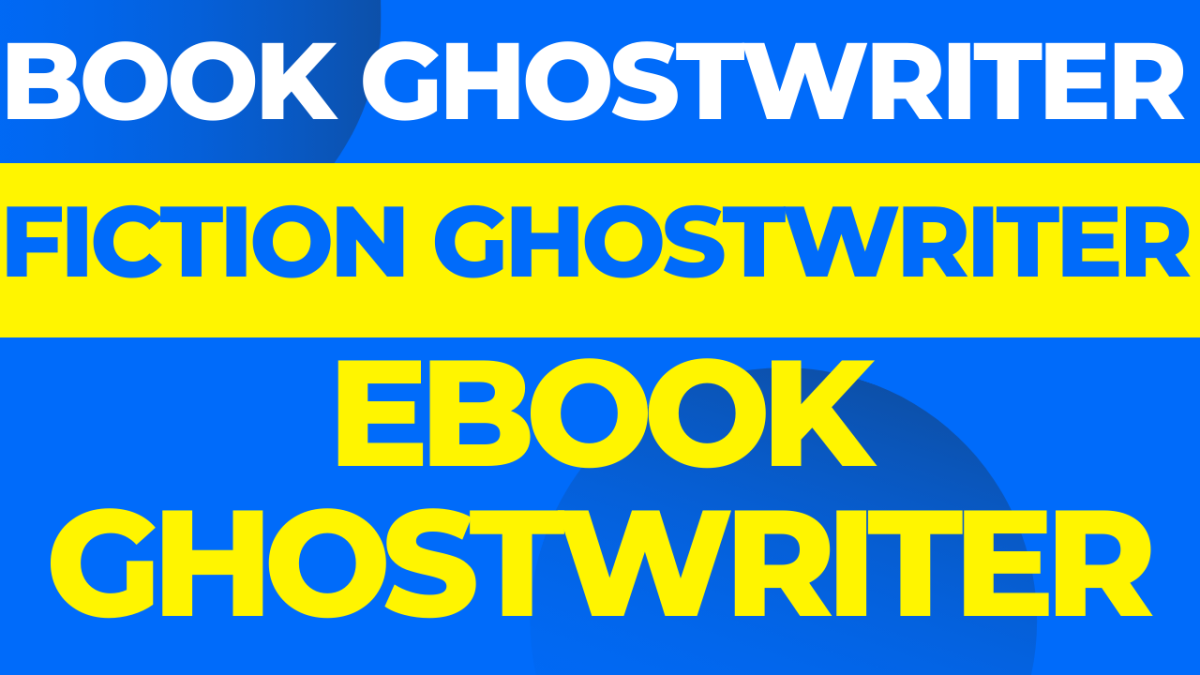 I will be your ebook ghostwriter fiction nonfiction book writing ghost book writer
