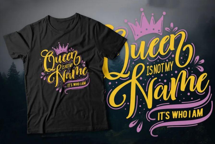 I will typography graphic custom t shirt design creative