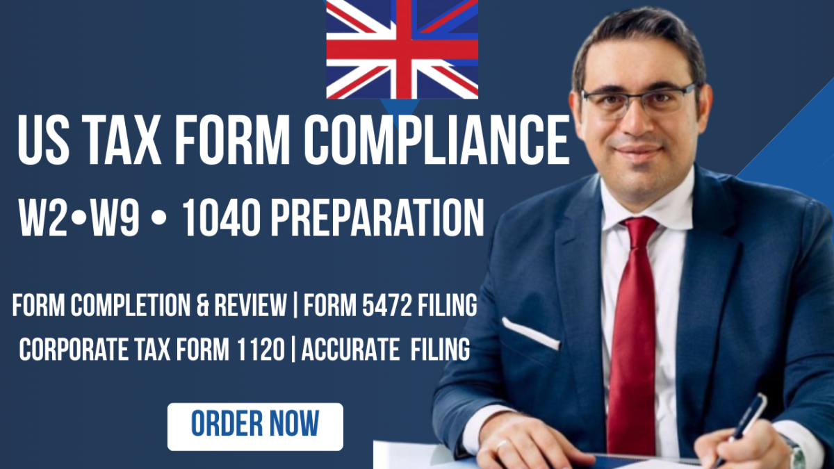 I will fill out your W2, W3, W4, W9, 1040, 1120, 5472, IRS tax forms accurately