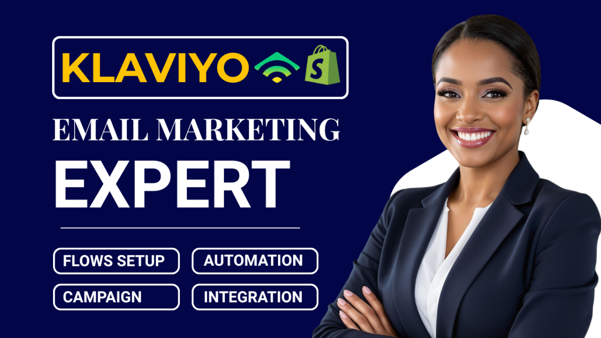 I will setup Shopify Klaviyo flow email template & Klaviyo email campaign automation flow