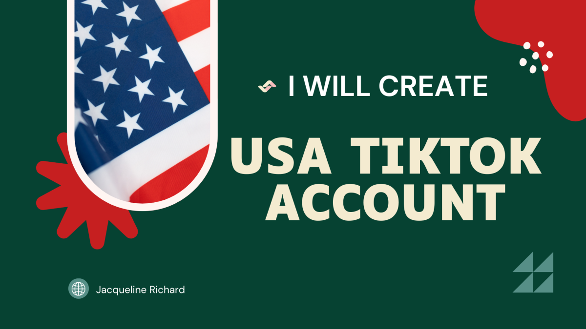 I will create USA TikTok account