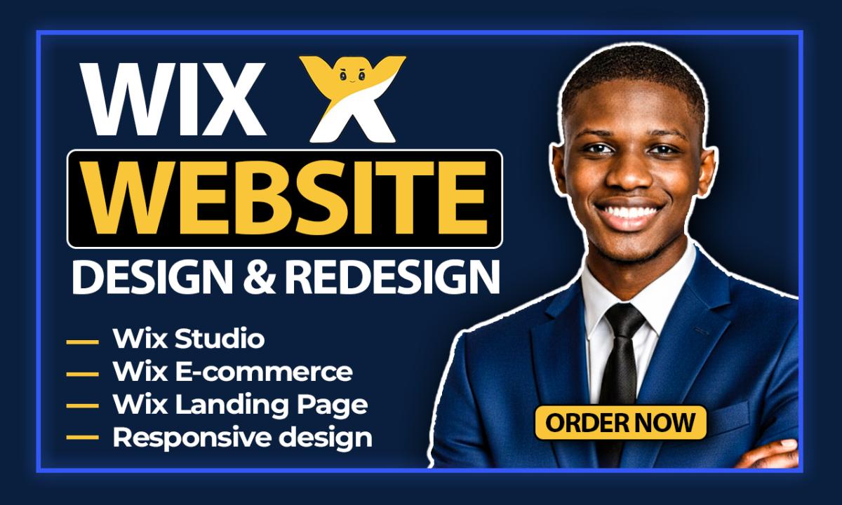 I Will Redesign Wix Website Design and Redesign Business Wix Website, Wix Landing Page