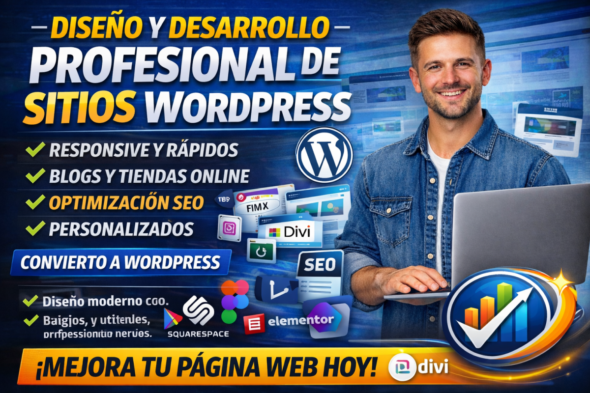 I will creare un diseno de sitio web de lujo y desarrollo profesional de paginas web