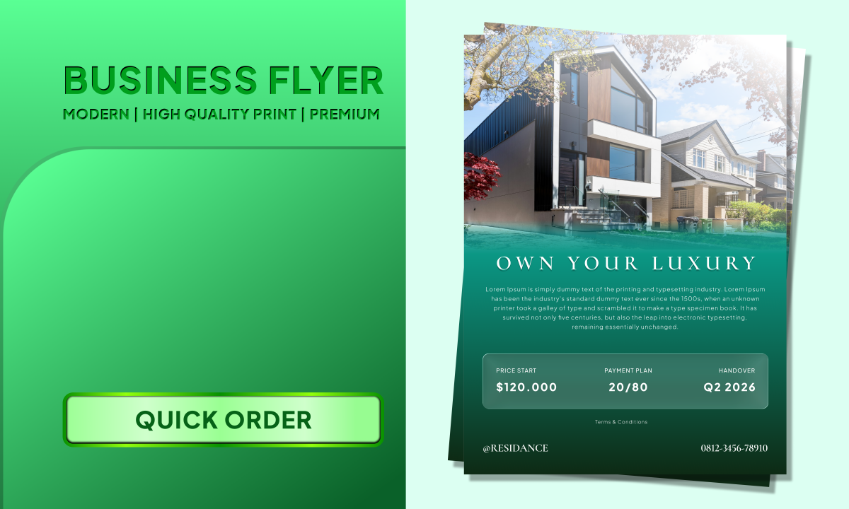 I Will Design Your Professional Flyer