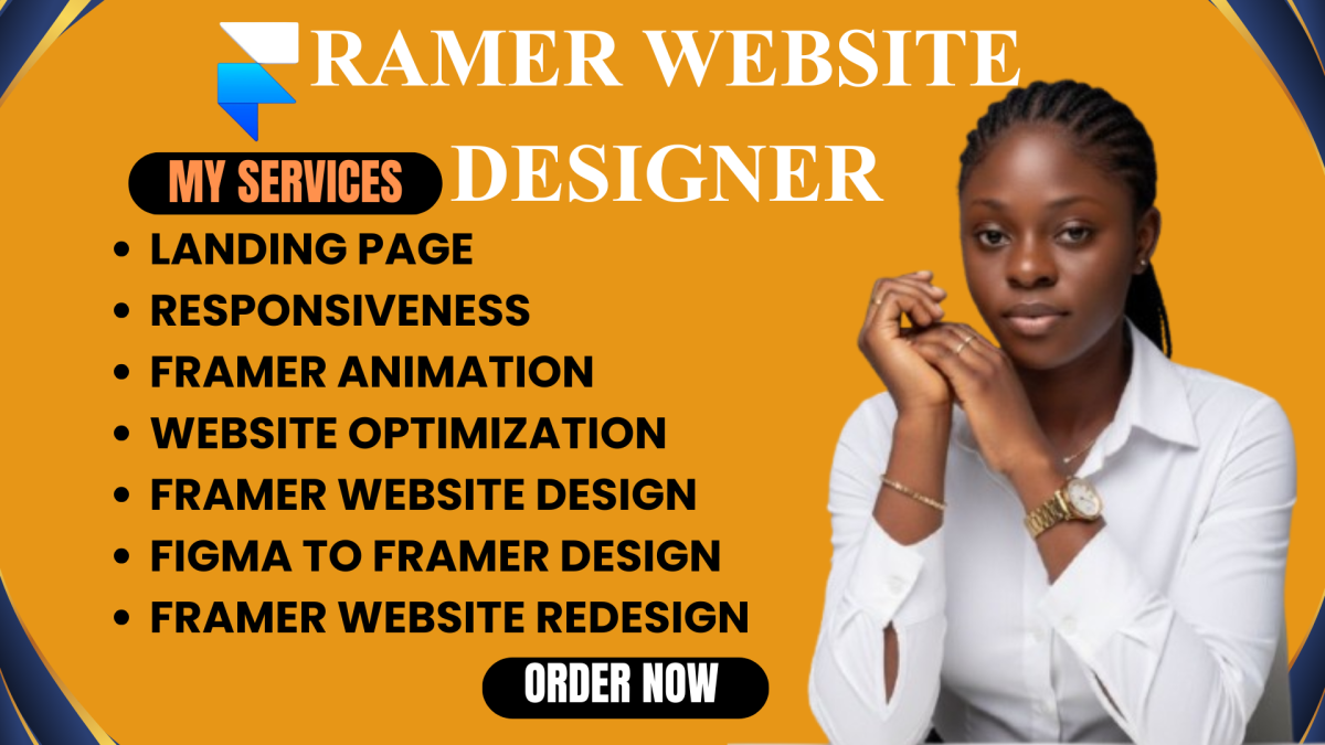 I will framer redesign framer website design fix framer framer response tutorial