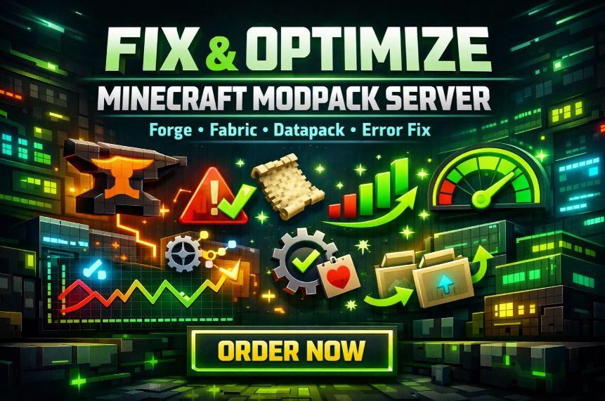 I will fix optimize modpack minecraft crash convert fabric to forge neoforge datapack