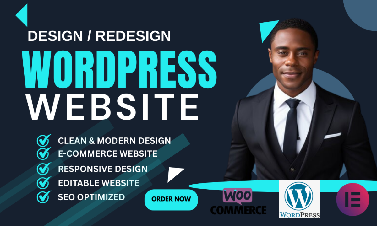 Build and Redesign Responsive WordPress Website & Blog Website Development
