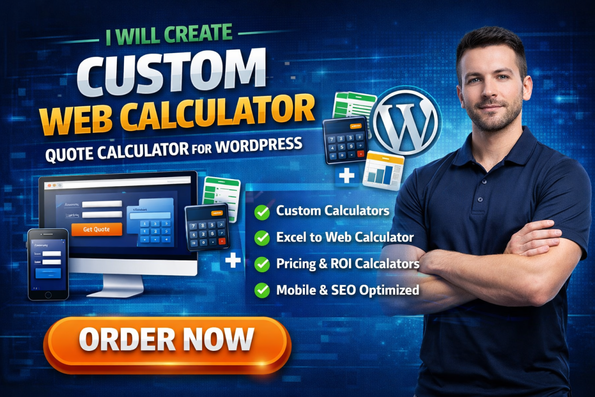 I will create custom online web calculator quote calculator for your WordPress