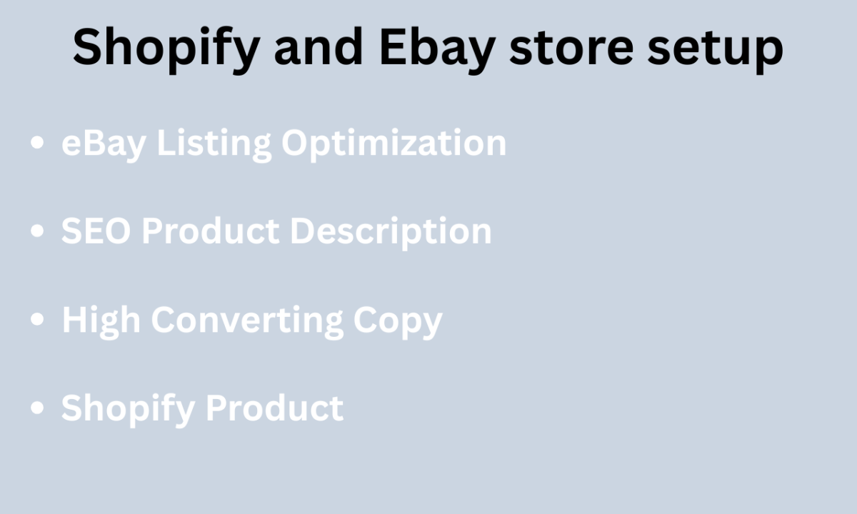 Professional Graphic Design Services: Design a Full Shopify Store & Product Listings That Convert