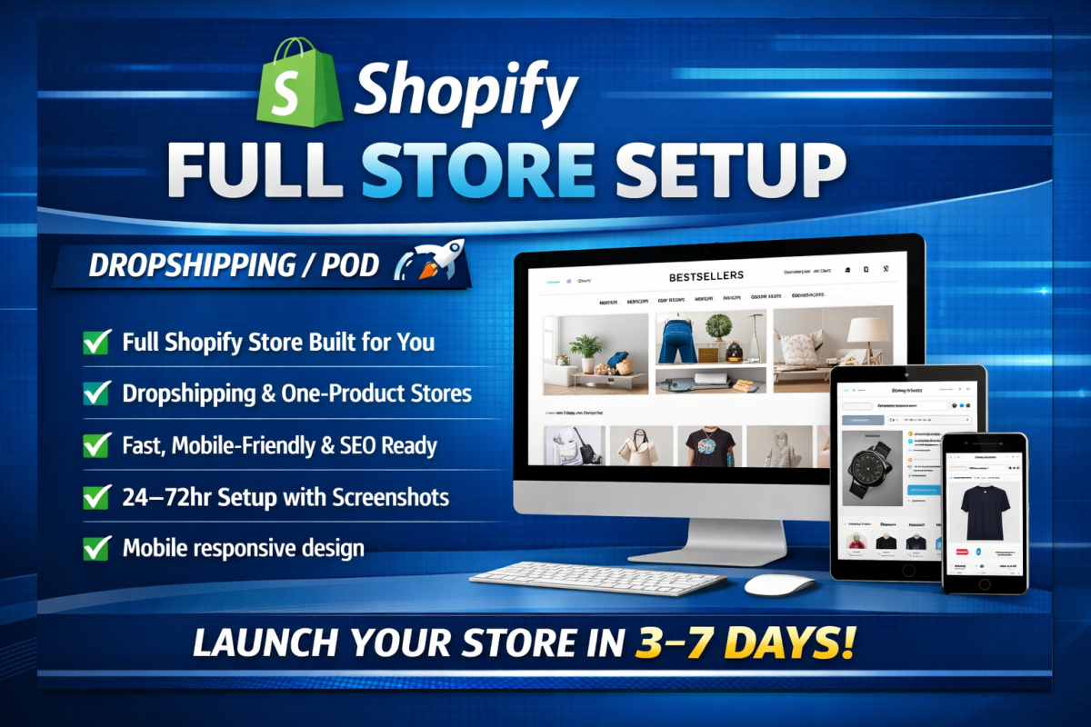 Build a Complete Professional Shopify Store from Scratch