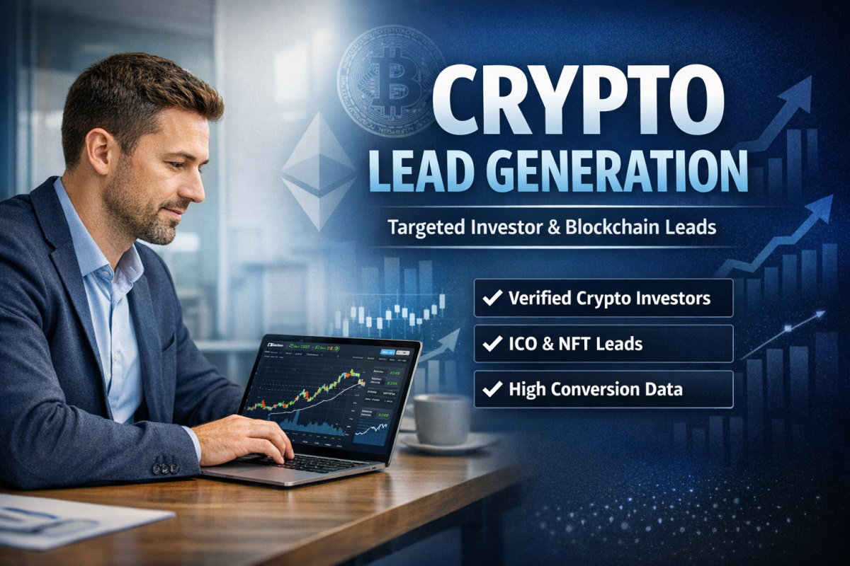 I will provide verified crypto leads and targeted crypto email list