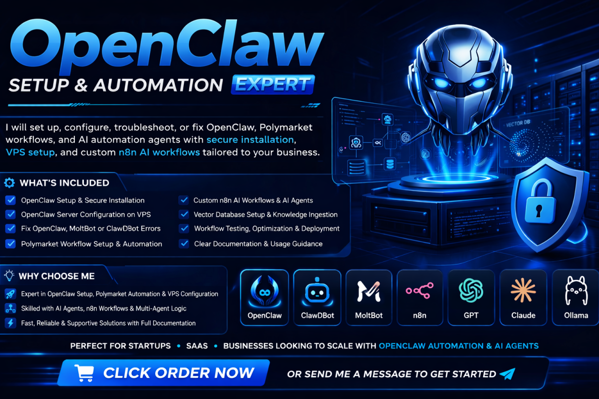 I will do Open Claw Setup, Open Claw Secure Installation, Open Claw Server Configuration