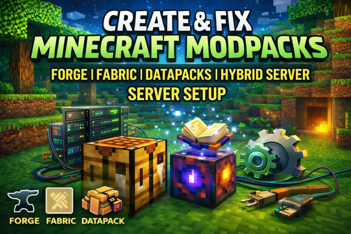 Fix Crashes, Lags, Optimize Minecraft Modpack & Convert Forge Mod to Fabric