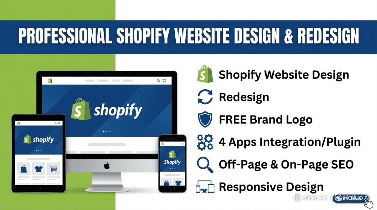 Build Shopify Ecommerce Website | Shop Design & Drop Shipping Redesign