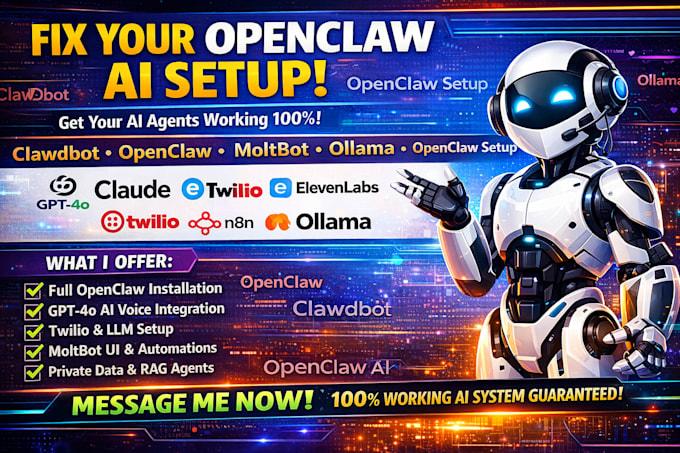 I will fix setup OpenCLaw, open claw developer bot install deploy Kimi 2 5 Mac Mini bot