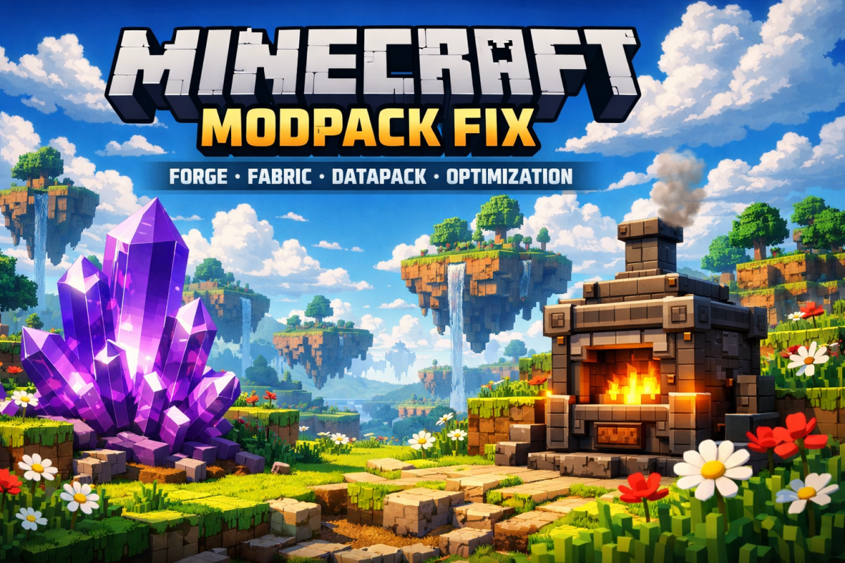 I will install, fix, and optimize Minecraft modpacks, crashes, errors, server setup
