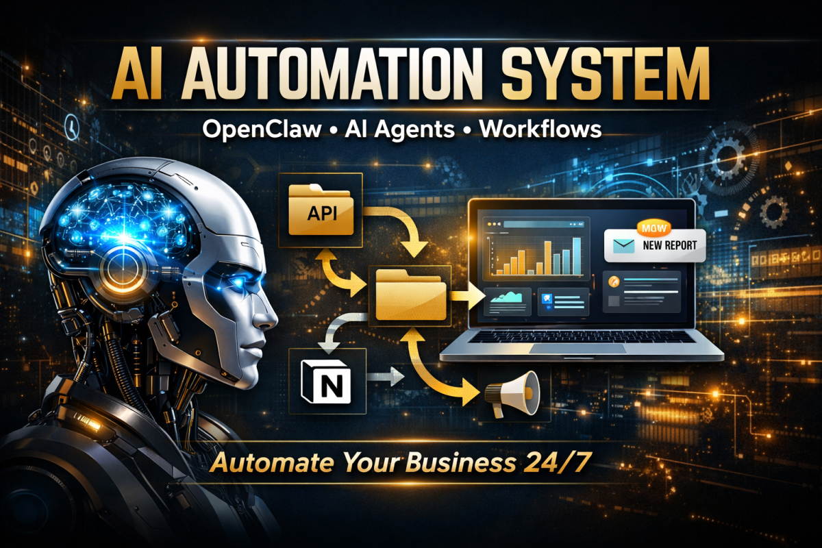 I will build AI automation system, OpenClaw agents, AI workflows, n8n automation