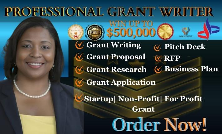 I Will Do Grant Writing, Grant Research, Grant Proposal, and Grant Application