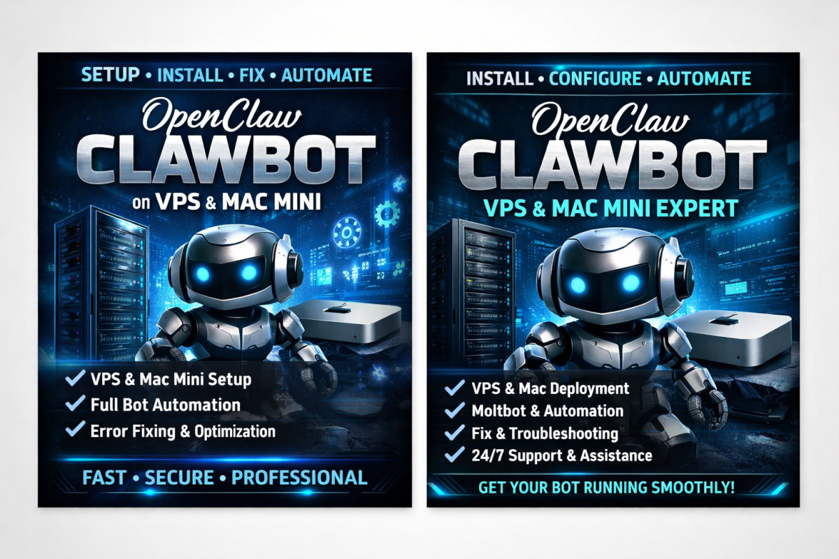 I will install, setup, configure and automate OpenClaw Clawbot on VPS or Mac Mini
