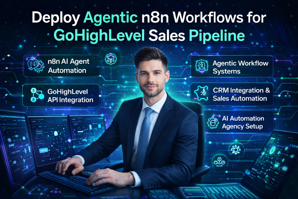 Deploy Autonomous AI Agentic n8n Workflows for Your GHL Sales Pipeline