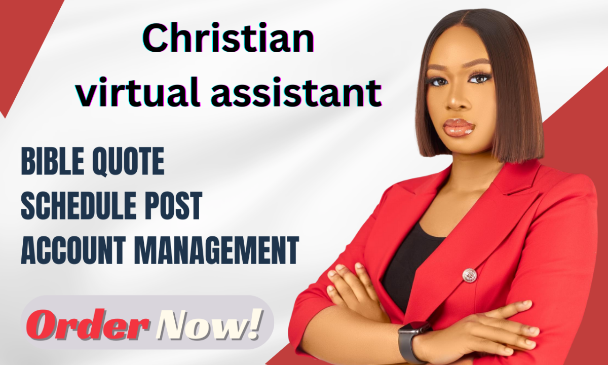 I will be your christian virtual assistant for church and ministry